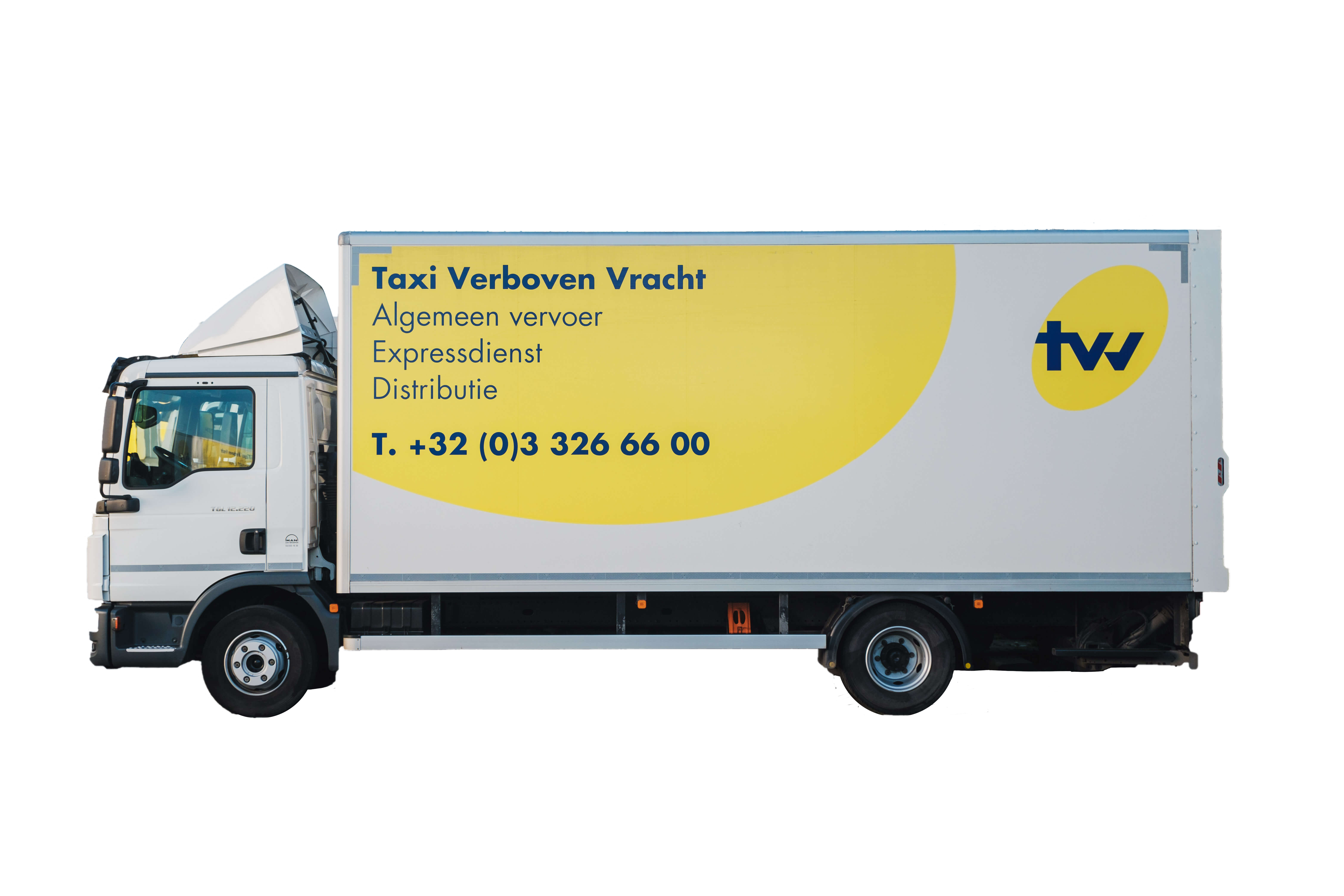 TAXI VERBOVEN VRACHT Kleine vrachtwagen